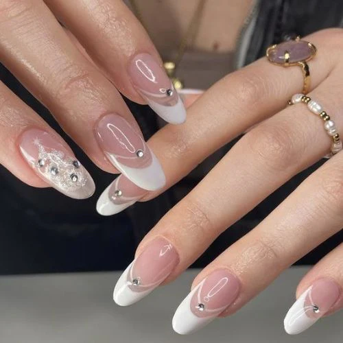 Crystal-Embellished_French_Tip